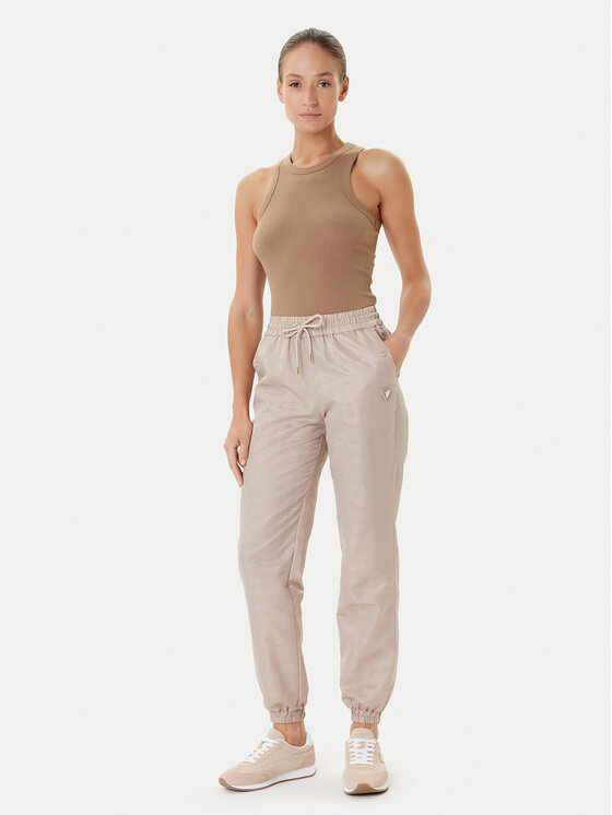 Guess Guess Долнище анцуг V5YB14 WHFU0 Бежов Regular Fit