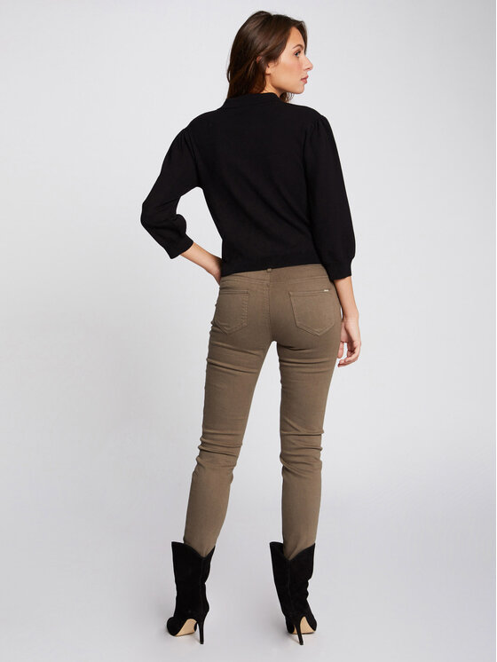 Morgan Morgan Jeans hlače 211-PETRA Zelena Skinny Fit