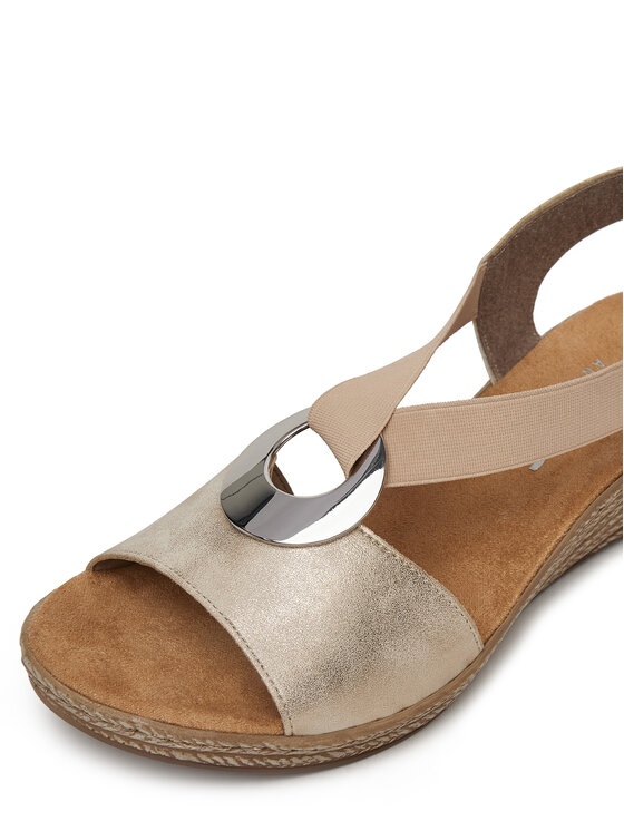 Rieker Rieker Sandalen 624H6-60 Beige