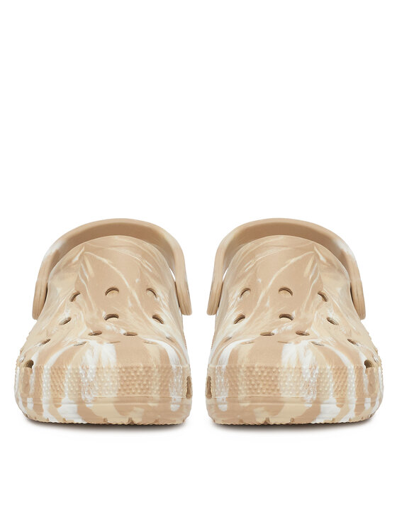 Crocs Crocs Natikače BAYA MARBLED CLOG 206935-2ZM Bež