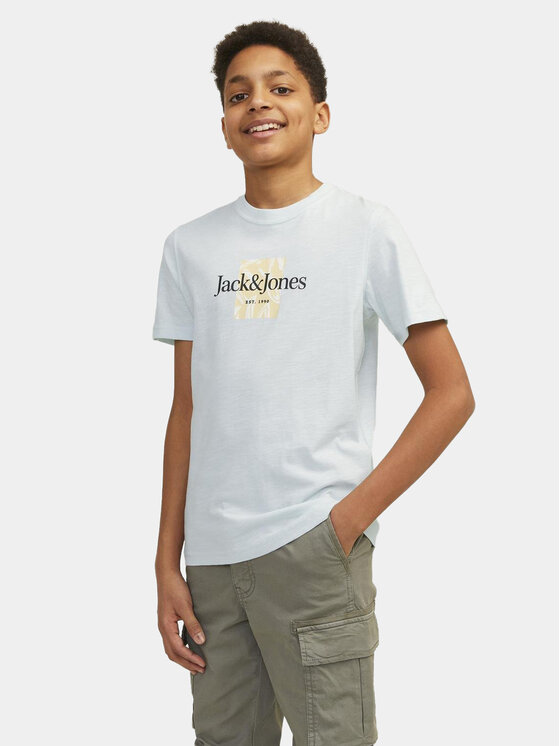 Jack&Jones Junior T-krekls Lafayette 12253973 Gaiši zils Standard Fit