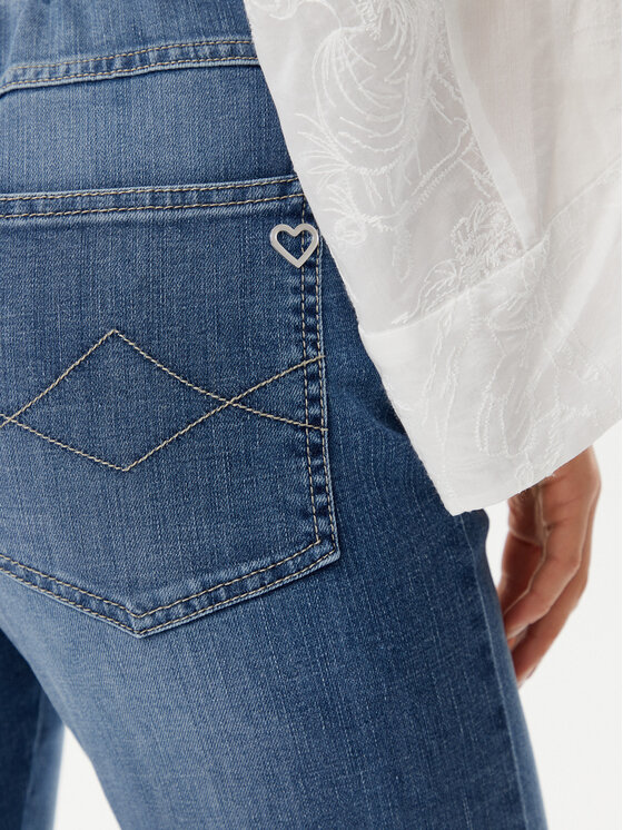 Please Please Jeans hlače P2TDBQ2W8R Modra Regular Fit