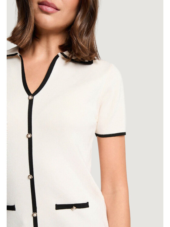 Morgan Morgan Megztinis 261-MTOIRI Kreminė Regular Fit