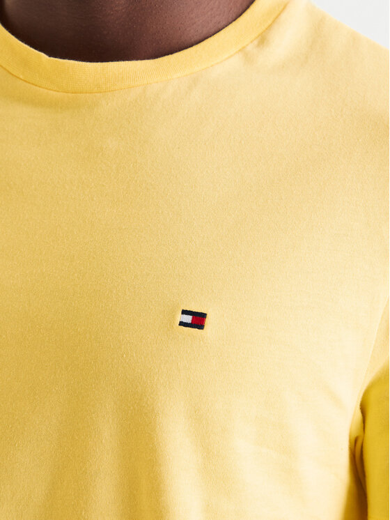 Tommy Hilfiger Tommy Hilfiger Póló Ess Seasonal MW0MW39995 Sárga Regular Fit