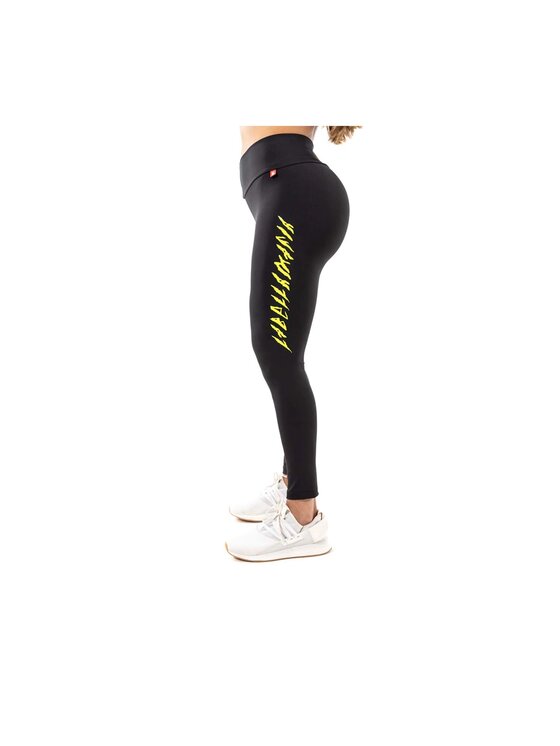LaBellaMafia LaBellaMafia Legginsy LEGGING FLAME BLACK Czarny Basic Fit