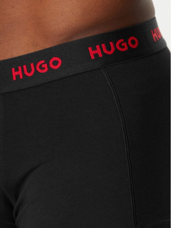 HUGO HUGO Komplet 3 par bokserek Trunk Triplet Pack 50532611 Szary