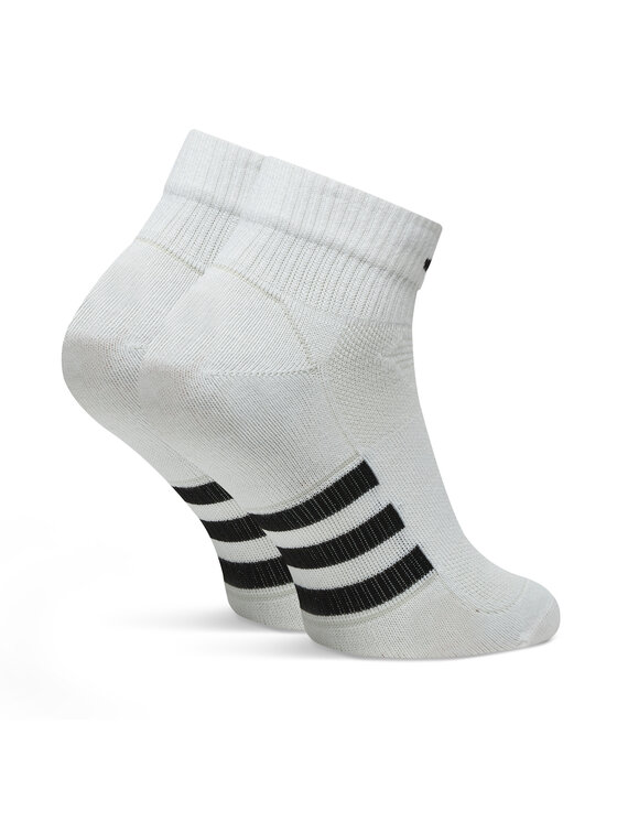 adidas adidas Skarpety wysokie unisex Performance Light Mid-Cut Socks 3 Pairs HT3445 Biały