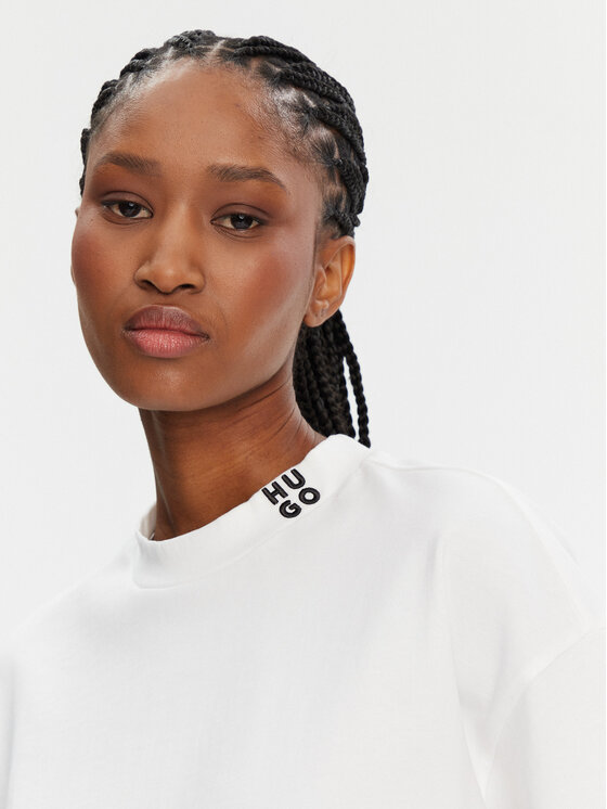 HUGO HUGO T-shirt Damelody 50520187 Bijela Relaxed Fit