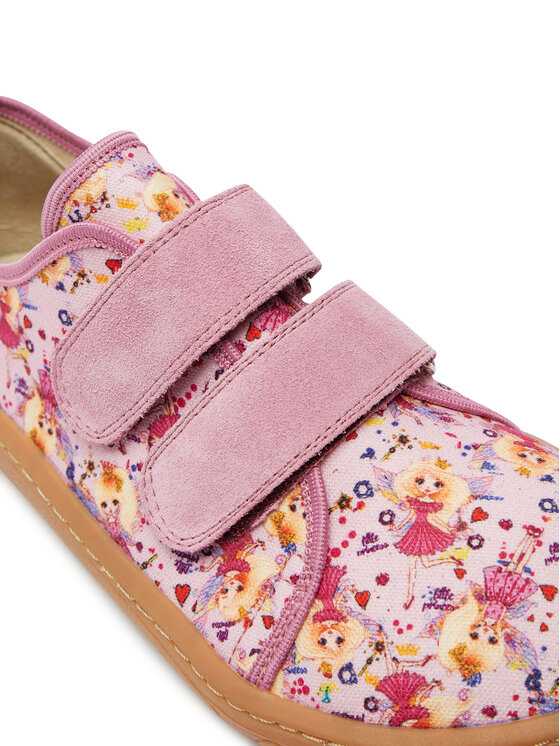 Froddo Froddo Papuče Barefoot Canvas G1700390-3 D Ružičasta
