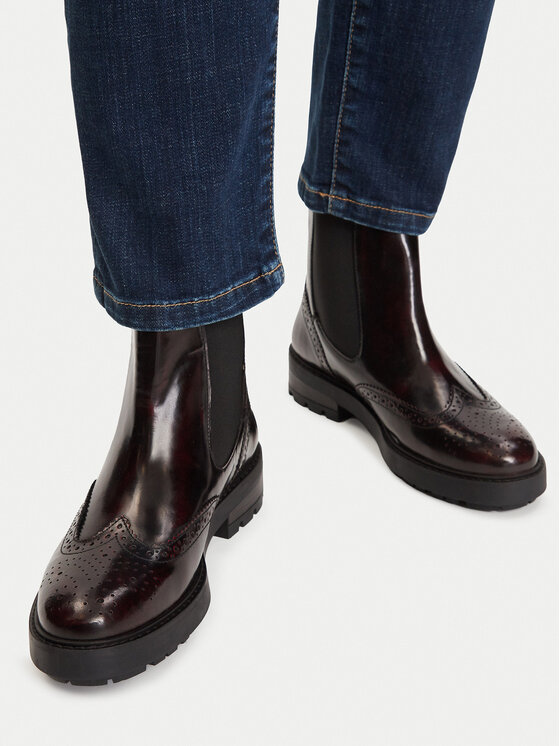 U.S. Polo Assn. U.S. Polo Assn. Jātnieku stila puszābaki EO-ANYA002W/GL1 Bordo