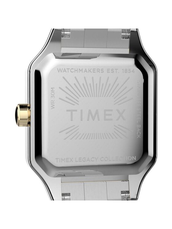 Timex Timex Zegarek TW2Y23900 Srebrny