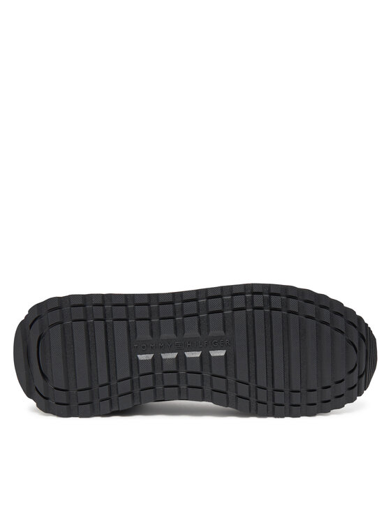 Tommy Hilfiger Tommy Hilfiger Sneakersy New Runner Eva Corpo Knit FM0FM05648 Čierna