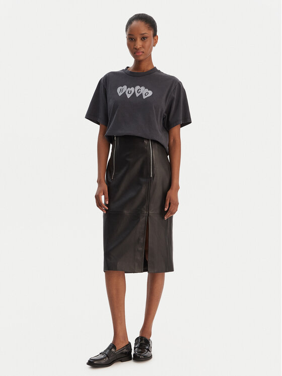 HUGO HUGO T-Shirt Vintage 50561164 Schwarz Relaxed Fit