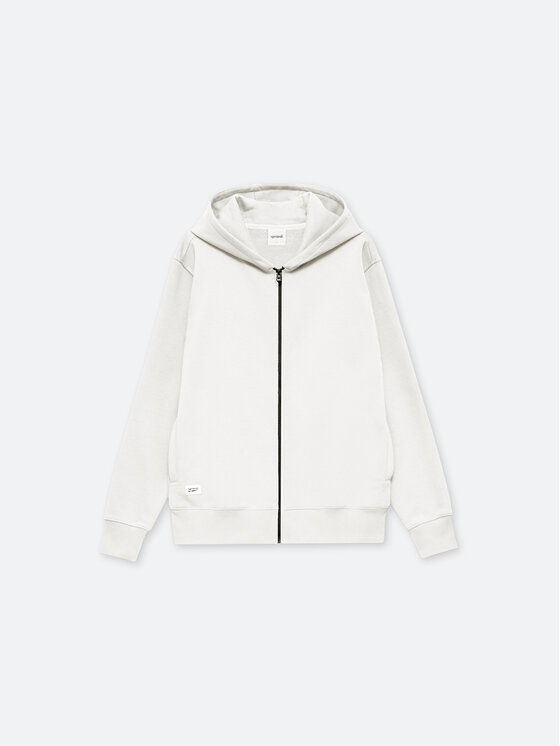 Sprandi Sprandi Majica dugih rukava SP22-BLDR101 Bijela Relaxed Fit