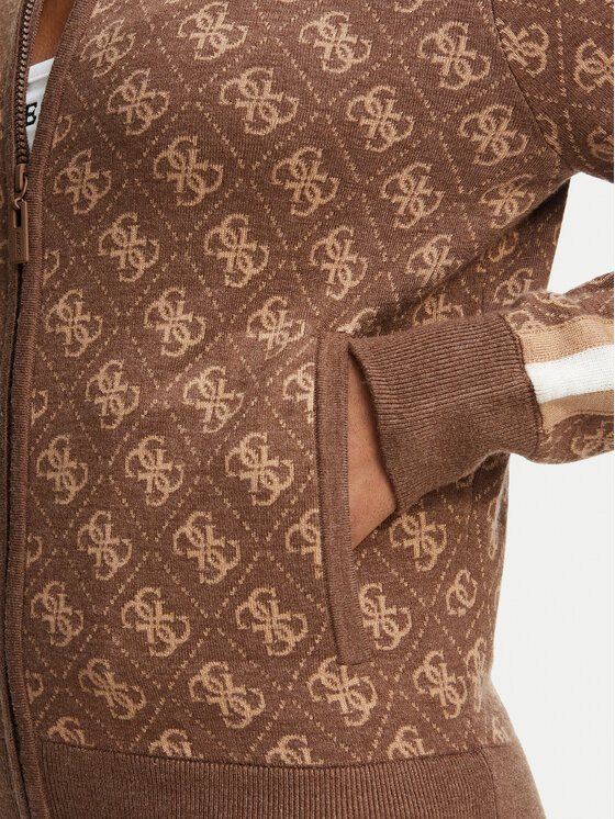 Guess Guess Кардиган V6BR03 Z1482 Кафяв Regular Fit