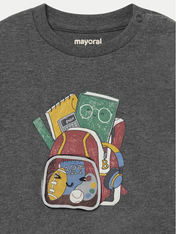 Mayoral Mayoral Блузка 2033 Сірий Regular Fit