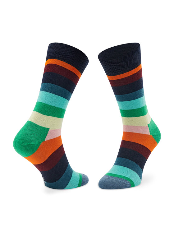 Happy Socks Happy Socks Zestaw 3 par wysokich skarpet unisex XCCS08-7303 Kolorowy