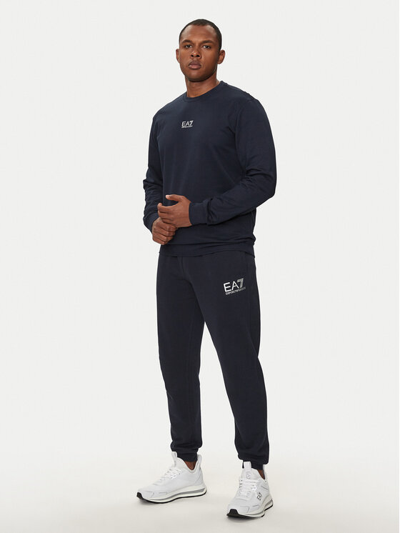 EA7 Emporio Armani EA7 Emporio Armani Pulóver 8NPM30 PJVRZ 0562 Sötétkék Regular Fit