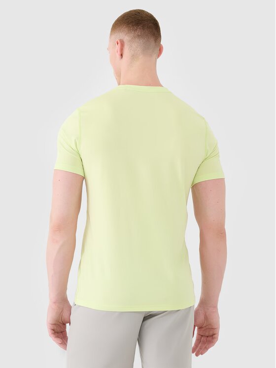 4F 4F Tričko 4FWSS25TFTSM1343-45S Zelená Regular Fit