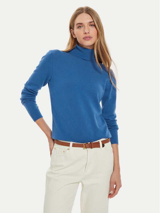 United Colors Of Benetton United Colors Of Benetton Rollkragenpullover 1002D2348 Blau Regular Fit