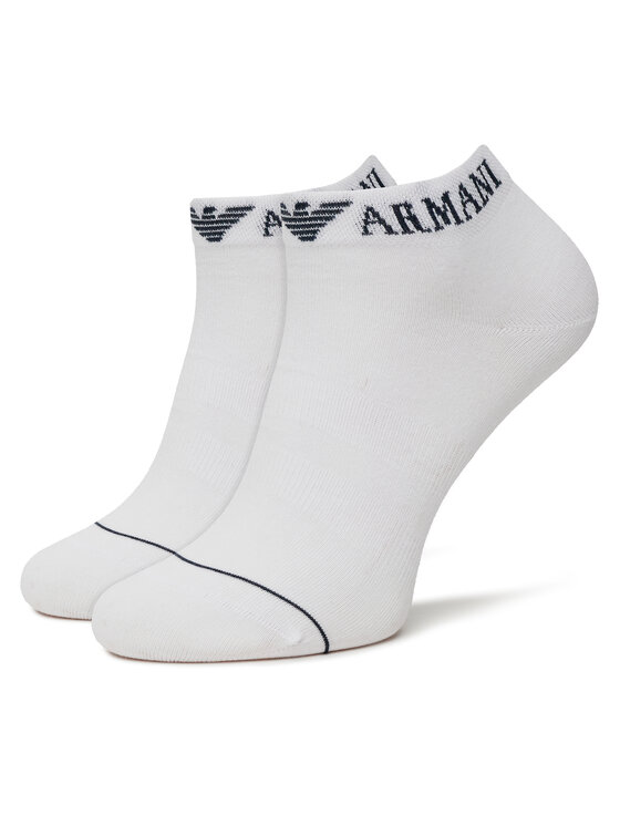 Emporio Armani Emporio Armani Set 3 parov moških nizkih nogavic EM000550 AF12276 M0066 Bela