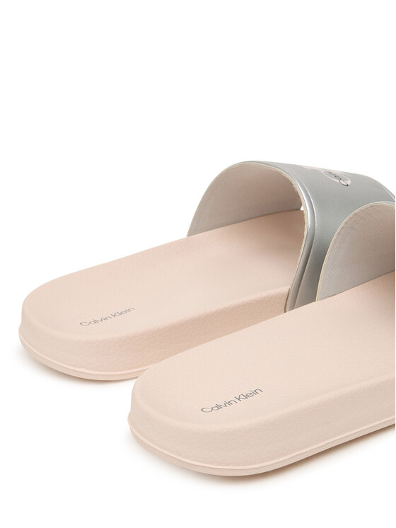 Calvin Klein Calvin Klein Şlapi V3A0-83268-1367 Argintiu