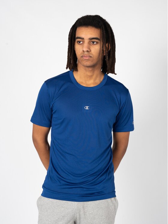 Champion Champion T-Shirt 218038 Niebieski Regular Fit