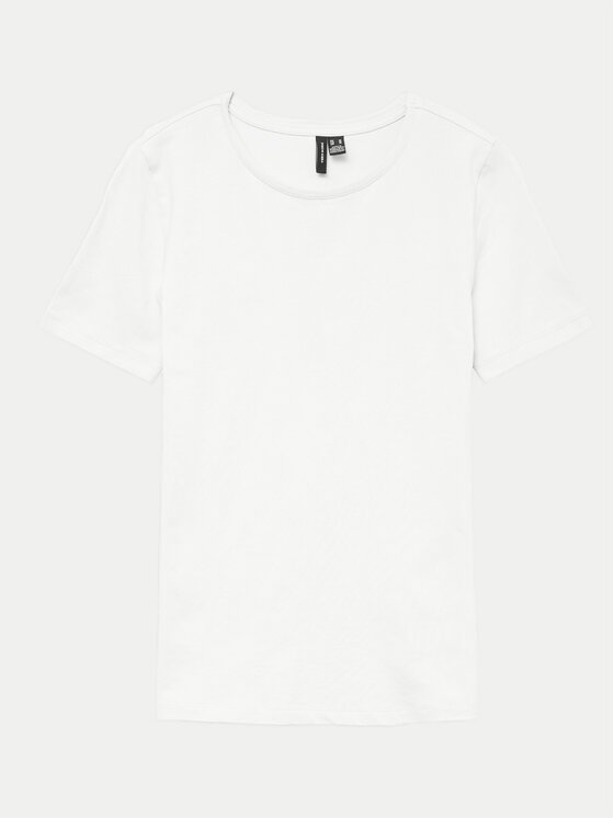 Vero Moda Vero Moda T-Shirt Lulu 10323755 Bílá Regular Fit