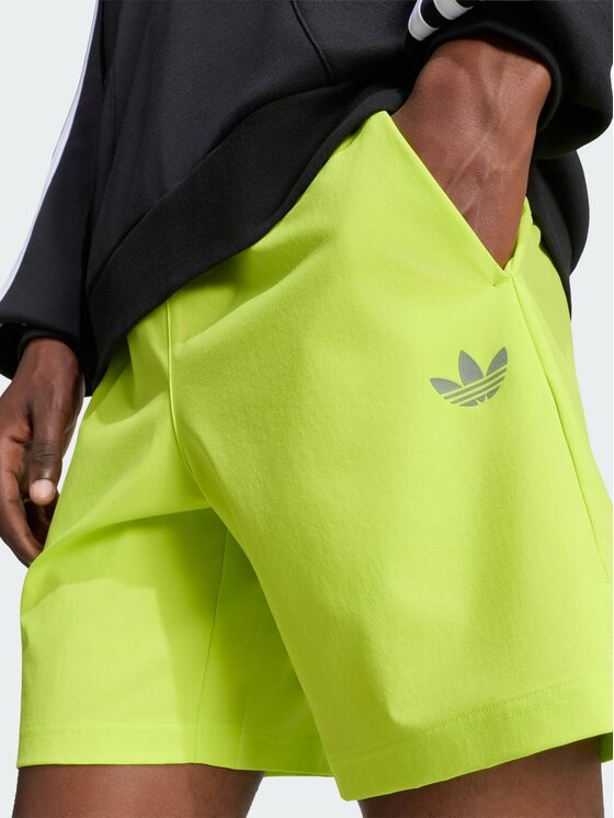adidas adidas Szorty materiałowe 163192 Żółty Regular Fit