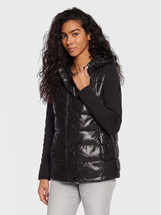 Pepe Jeans Geacă din puf Rinnas PL402143 Negru Regular Fit