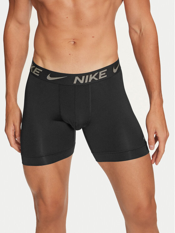 Nike Nike Komplektas: 3 poros trumpikių Boxer 0000KE1157 Juoda
