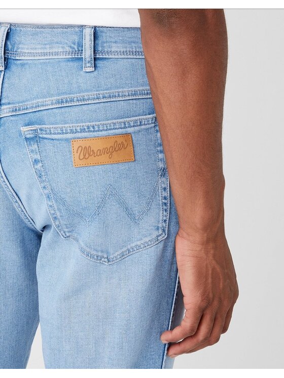 Wrangler Wrangler Jeansy TEXAS SLIM Niebieski Slim Fit