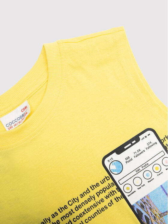Top WC2143303EVB Giallo Regular Fit