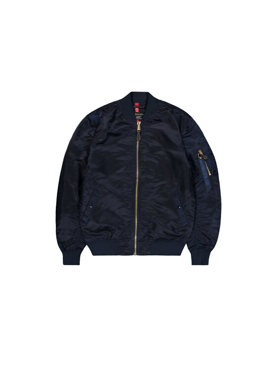 Alpha Industries Alpha Industries Kurtka bomber MA-1 VF Light Bomber Jacket Niebieski Slim Fit
