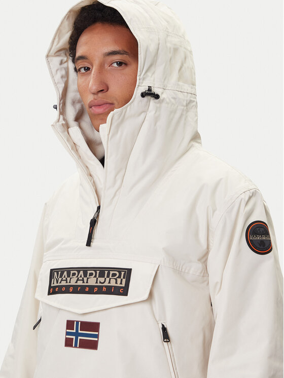 Napapijri Napapijri Anorak jakna Rainforest Next NP0A4IB9 Bež Regular Fit