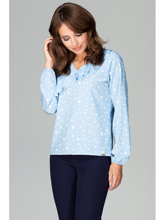 Lenitif Lenitif Bluzka K474 Kolorowy Regular Fit