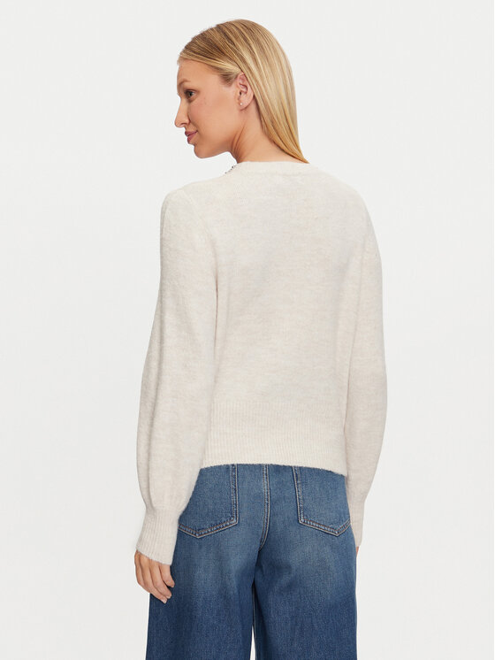 ONLY ONLY Kampsun Elsa 15210667 Beež Regular Fit