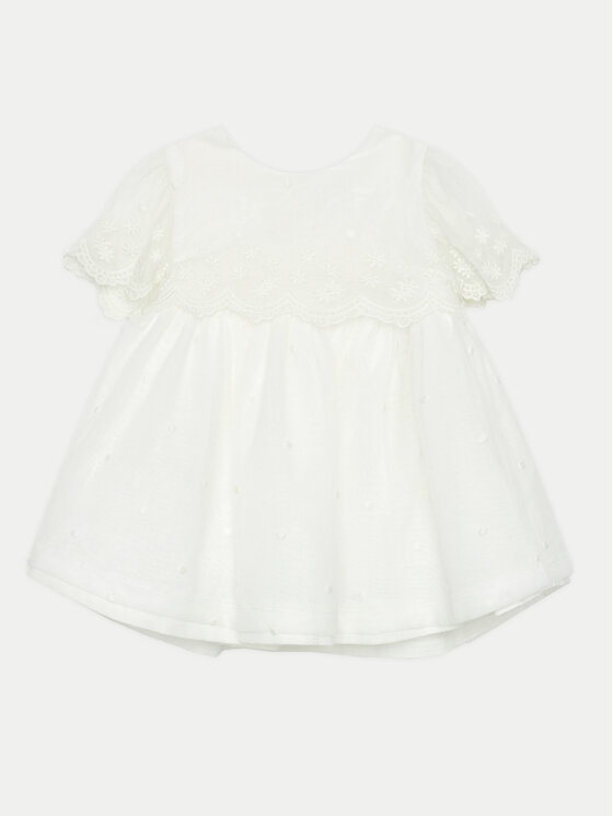 Mayoral Mayoral Rochie elegantă 1826 Alb Regular Fit