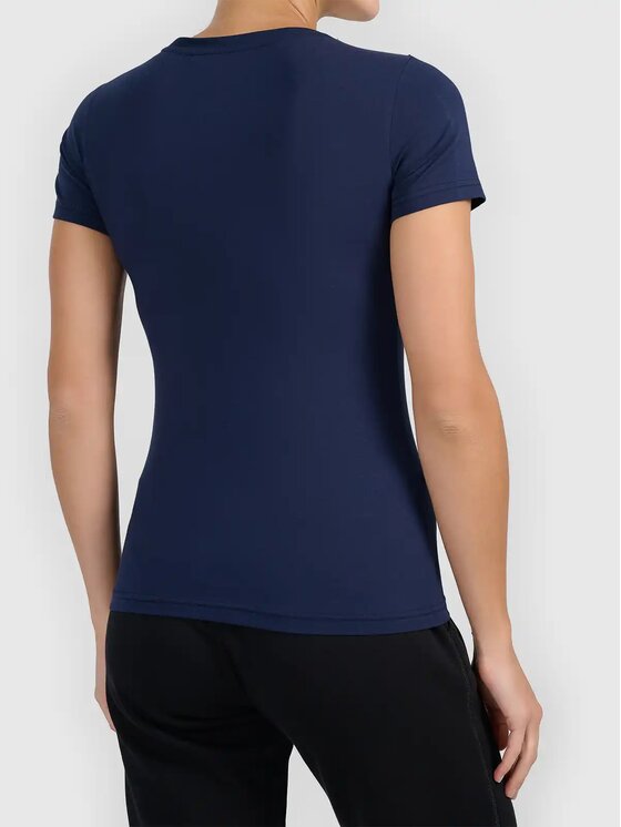 4F 4F T-Shirt 4FWMM00TTSHF3307-31S Μπλε Authentic Slim Fit