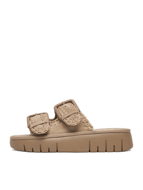Roxy Roxy Klapki CWBEOB-HY62277-10 Beżowy
