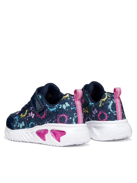 Geox Geox Sneakersy J Assister Girl J45E9B 0GFHH C4356 M Tmavomodrá