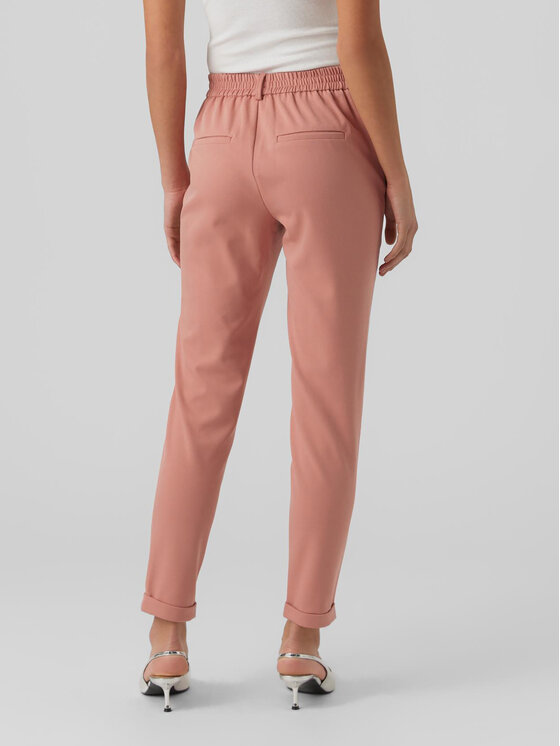 Vero Moda Vero Moda Чино панталони Maya 10225280 Розов Regular Fit