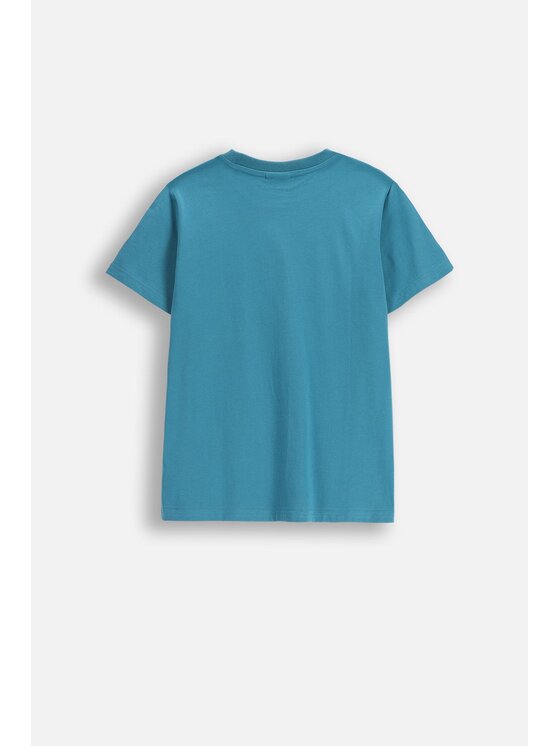 Coccodrillo Coccodrillo T-Shirt WC6143202VBA-013 Turkusowy Regular Fit
