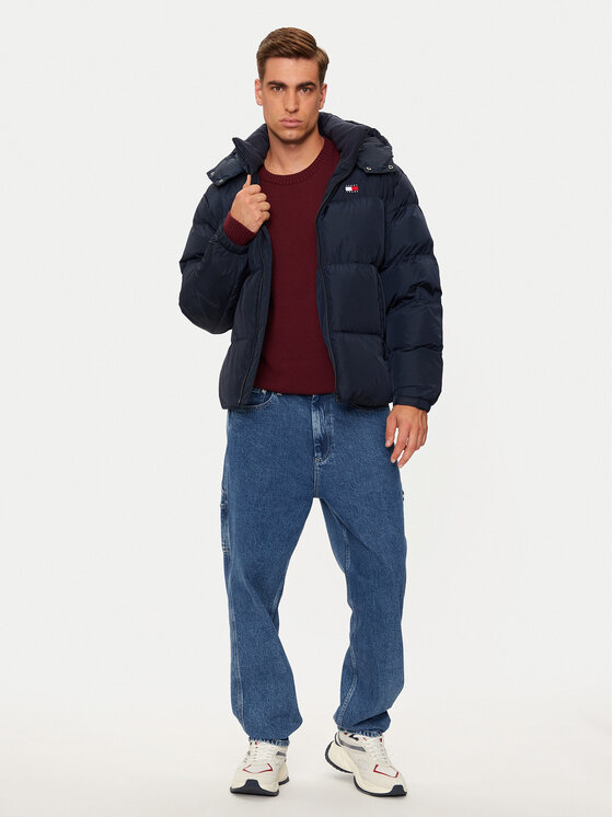 Tommy Jeans Tommy Jeans Kurtka puchowa Alaska DM0DM20479 Granatowy Regular Fit
