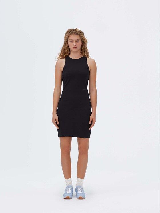 Americanos Americanos Každodenní šaty Caracas Mini Černá Skinny Fit