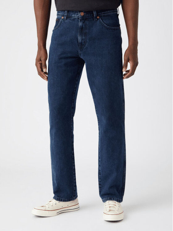 Wrangler Wrangler Jeansy TEXAS SLIM Niebieski Slim Fit