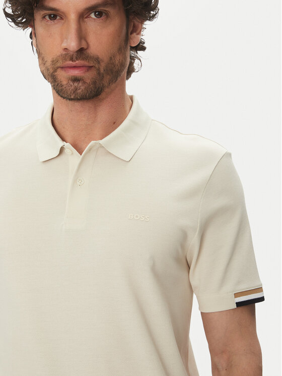 BOSS BOSS Polo Parlay 147 50467113 Écru Regular Fit