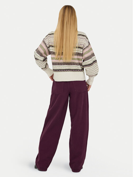 ONLY ONLY Sweter Arianne 15285832 Beżowy Regular Fit