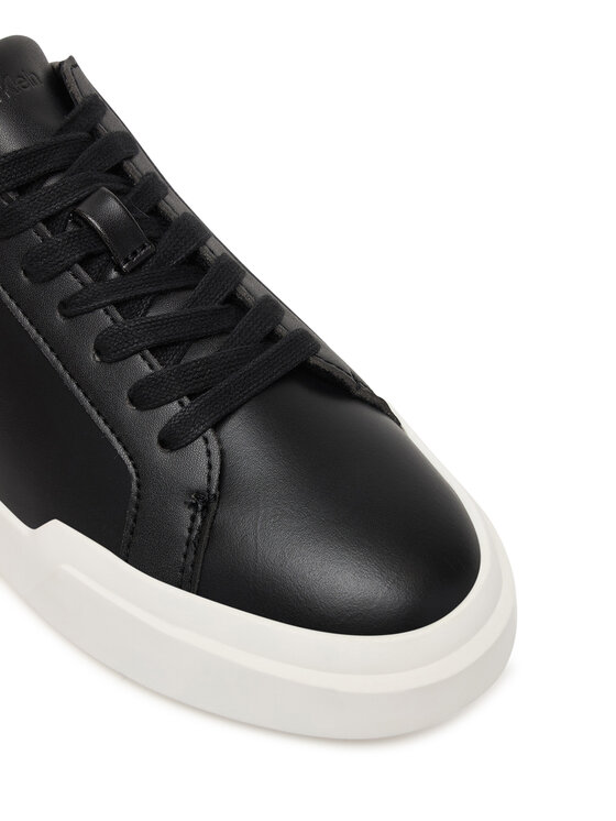Calvin Klein Calvin Klein Tenisice Chunky Cupsole Laceup Lth Ml YW0YW01947 Crna