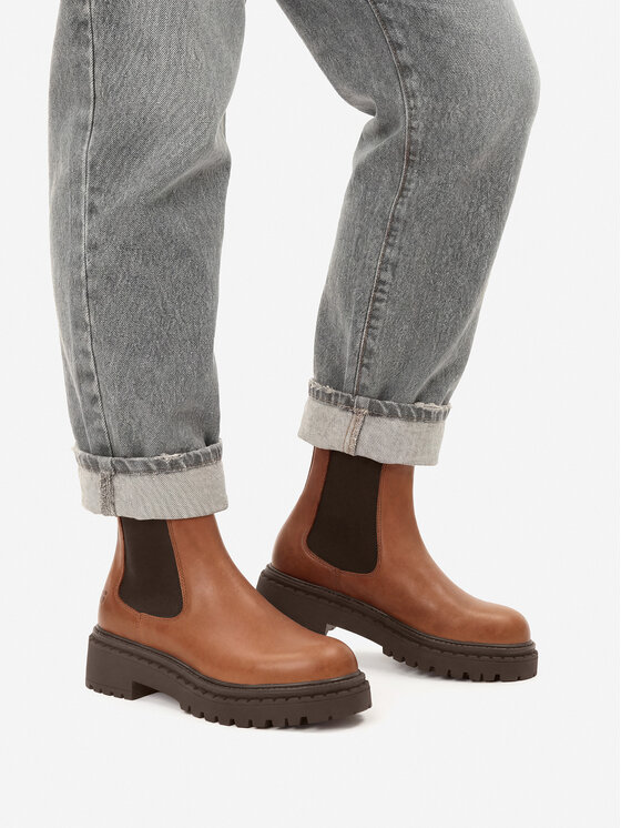 G-Star Raw G-Star Raw Боти тип челси EO-DAMLA-25FW26 Кафяв